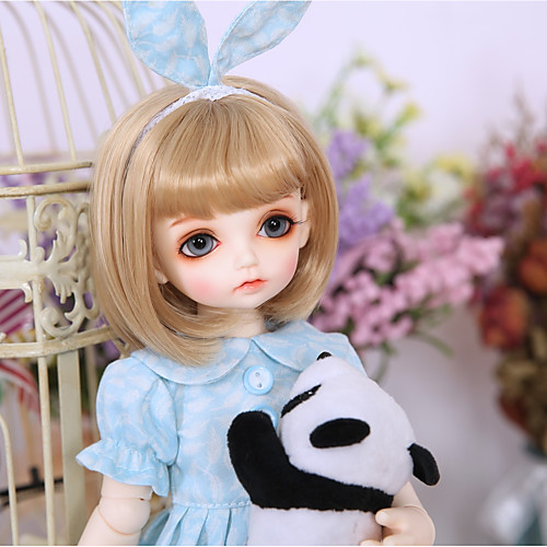

OuenElfs 16 inch Girl Doll Ball-joined Doll / BJD Blythe Doll Baby Girl Cute Exquisite High-Temperature Resistant Fibre Wigs Full Body Silicone Holiday Miu with Clothes and Accessories for Girls