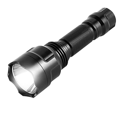 

ismartdigi i-8T6 LED Flashlights / Torch LED Emitters Portable Anti-skidding Camping / Hiking / Caving Everyday Use Hunting Black