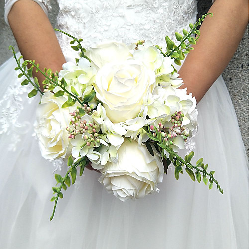 

Wedding Flowers Bouquets Wedding / Special Occasion Polyester 7.87(Approx.20cm)