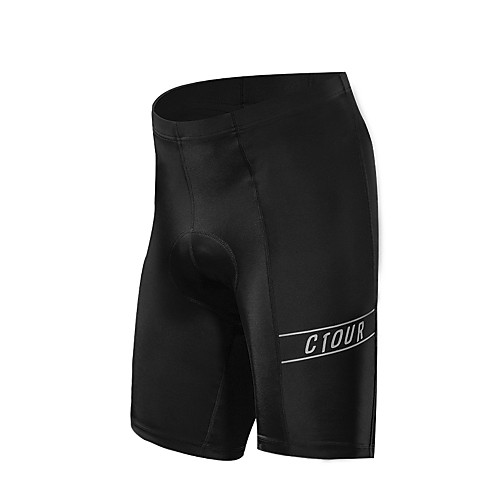 

SPAKCT Men's Cycling Padded Shorts Bike Shorts Padded Shorts / Chamois Pants Breathable Sports Solid Color Elastane Black Mountain Bike MTB Clothing Apparel Slim Fit Bike Wear Advanced Sewing