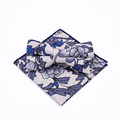 

Unisex Party / Basic Bow Tie - Print Tropical Leaf, Bow / Suits