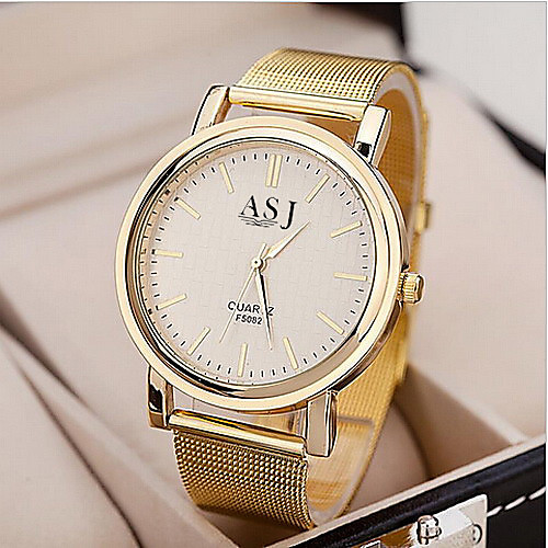 

Women's Ladies Dress Watch Wrist Watch Gold Watch Classic Style Stainless Steel Gold Casual Watch Analog Charm Fashion - Golden One Year Battery Life / SSUO SR626SW