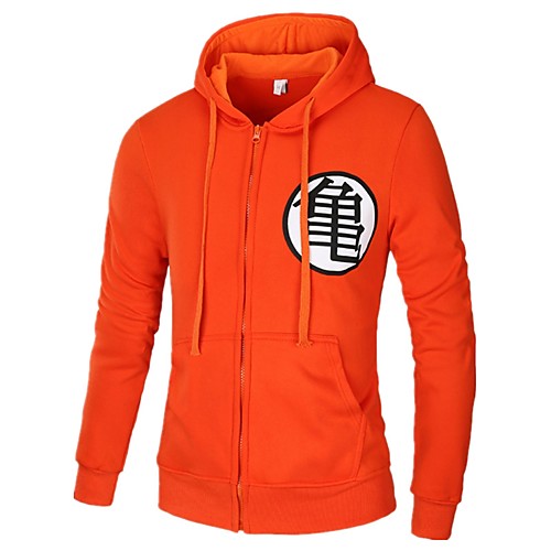 

Men's Plus Size Hoodie Graphic Solid Colored Color Block Hooded Daily Basic Hoodies Sweatshirts Long Sleeve Slim Orange / Fall / Winter / Letter