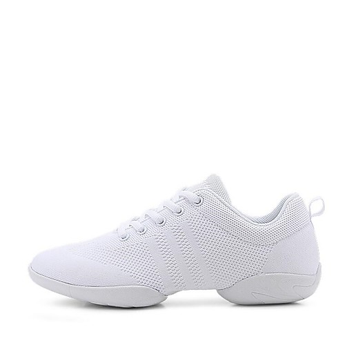 

Women's Dance Shoes Knit Dance Sneakers Sneaker Thick Heel Customizable White / Performance / Practice / EU39