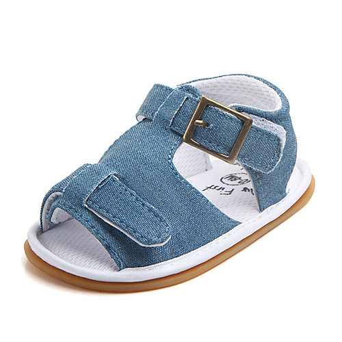 

Boys' Comfort / First Walkers PU Sandals Infants(0-9m) / Toddler(9m-4ys) Buckle Camel / Denim Blue / White Summer / TPR (Thermoplastic Rubber)