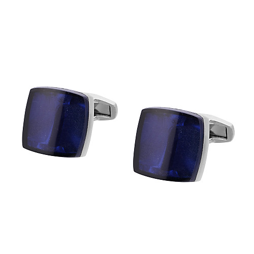 

Cufflinks Classic Basic Brooch Jewelry Silver For Party Gift