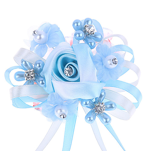 

Wedding Flowers Wrist Corsages Party Evening / Wedding Party Polyester 0-10 cm