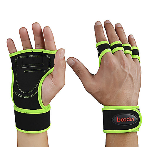 

Weight Lifting Gloves Microfiber Built-In Wrist Wraps Adjustable Full Palm Protection & Extra Grip Wearproof Exercise & Fitness Gym Workout Workout For Men's Women's Wrist