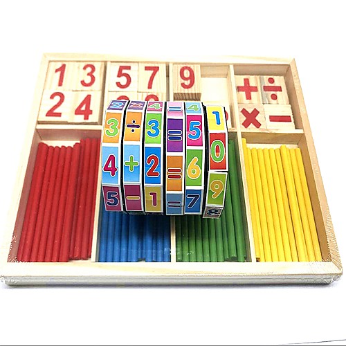 

Geometric Pattern Number Wood-Plastic Composite Wooden / Bamboo Child's Elementary Boys' Girls' Toy Gift