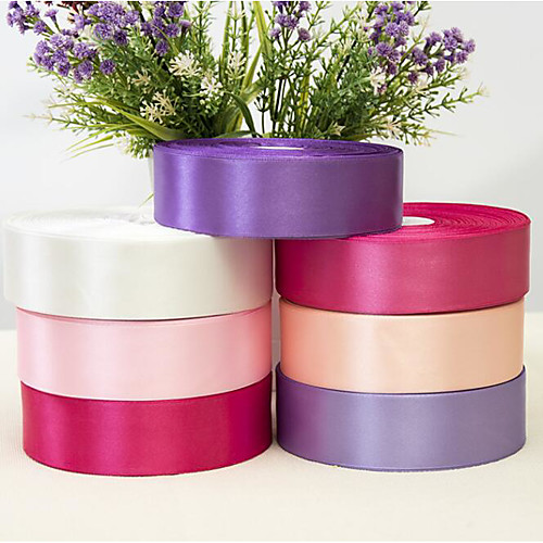 

Solid Color Terylene Wedding Ribbons - 1 pcs Piece/Set Weaving Ribbon Decorate favor holder / Wedding Party Decoration