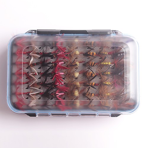 

112 pcs Flies Fishing Lures Flies Handmade Easy Install Light and Convenient Floating Sinking Bass Trout Pike Sea Fishing Fly Fishing Bait Casting Feathers Carbon Steel / Carp Fishing / Lure Fishing