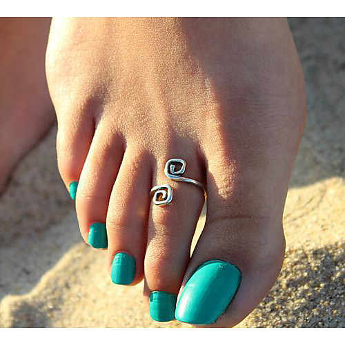 

Women's Body Jewelry 2 cm Toe Ring Silver irregular Geometric / Vintage Alloy Costume Jewelry For Birthday / Going out 6.04.01.0 cm Summer