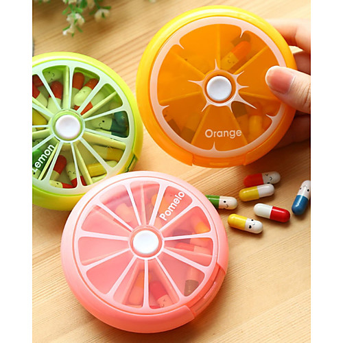 

Travel Pill Box / Case / Candy Jars and Bottles / Pill Case PP (Polypropylene) / ABS Travel Accessories for Emergency Fruit