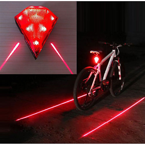 

Laser LED Bike Light Rear Bike Tail Light Safety Light Mountain Bike MTB Bicycle Cycling Waterproof Multiple Modes Super Bright Portable 14500 20 lm Rechargeable USB Red Camping / Hiking / Caving