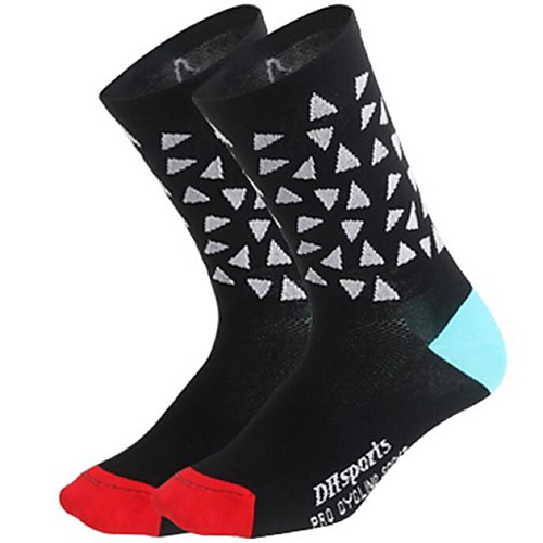 

Compression Socks Athletic Sports Socks Cycling Socks Men's Bike / Cycling Breathable Cycling Wearable 1 Pair Letter & Number Polyester Nylon Spandex Black White Orange One-Size / High Elasticity