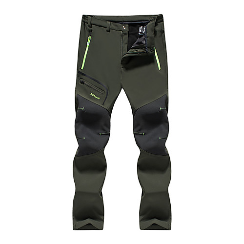 

men's hiking outdoor quick dry lightweight pants waterproof windproof mountain cargo pants thin thick pants