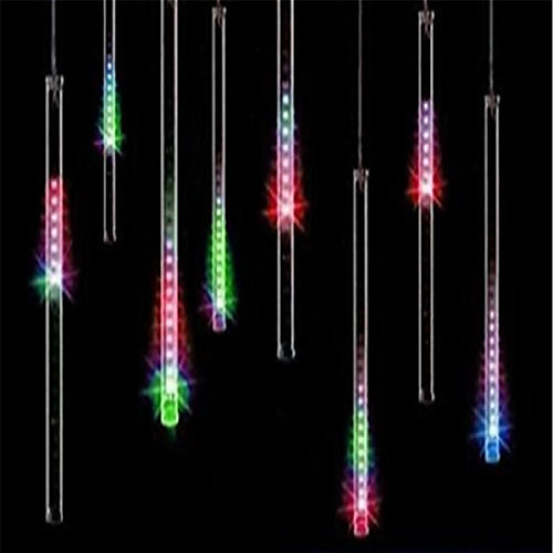 

30cm8 Tube 144 LEDs Falling Rain Drop Icicle Snow Fall String LED Waterproof Christmas Lights