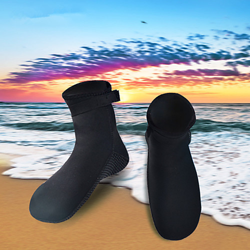 

HISEA Men's Women's Neoprene Boots 3mm Neoprene Anti-Slip Barefoot Swimming Snorkeling Beach - for Adults