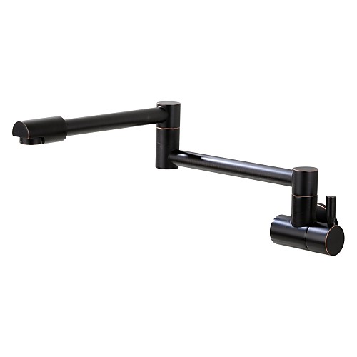 

Kitchen faucet - Single Handle One Hole Oil-rubbed Bronze Pot Filler Wall Mounted Contemporary Kitchen Taps