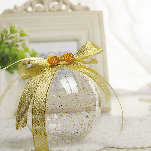 

Circular Plastic Favor Holder with Split Joint Favor Boxes - 12pcs