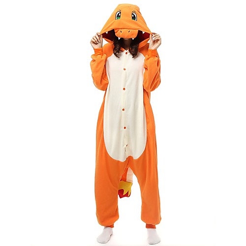

Adults' Kigurumi Pajamas Cartoon Onesie Pajamas Polar Fleece Yellow Cosplay For Men and Women Animal Sleepwear Cartoon Festival / Holiday Costumes