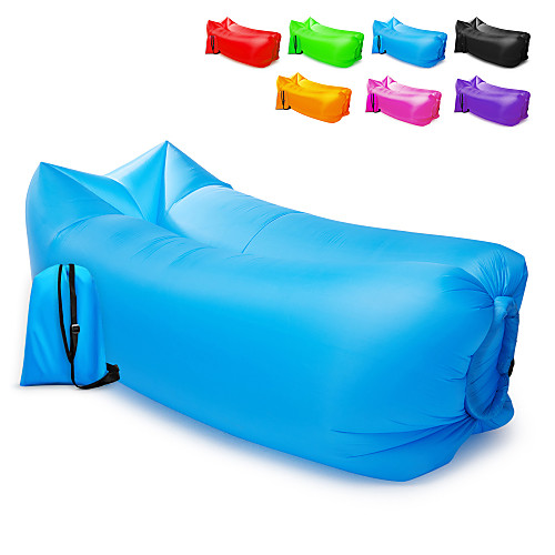 

21Grams Air Sofa Inflatable Sofa Sleep lounger Air Bed Design-Ideal Couch Outdoor Camping Waterproof Portable Fast Inflatable Ultra Light (UL) Nylon for 1 person Camping / Hiking Beach Camping Spring