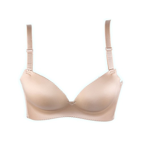 

Women's Push-up Seamless Wireless 3/4 Cup Bra Leopard Sexy Daily Going out Birthday Black Rainbow Beige