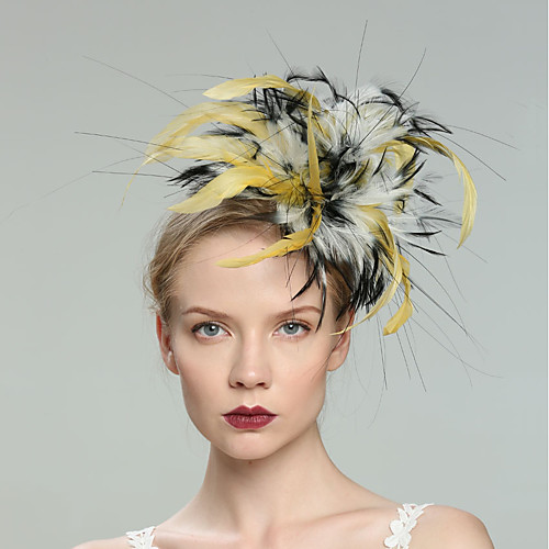 

Feathers Fascinators with Feather 1pc Wedding / Special Occasion / Horse Race Headpiece