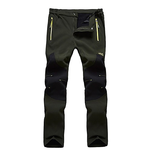 

Men's Hiking Pants Trousers Solid Color Winter Outdoor Windproof Breathable Stretchy Wear Resistance Pants / Trousers Black Army Green Grey Hunting Hiking Camping L XL XXL XXXL 4XL / Micro-elastic