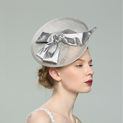

Flax Fascinators with Net 1pc Wedding / Special Occasion Headpiece