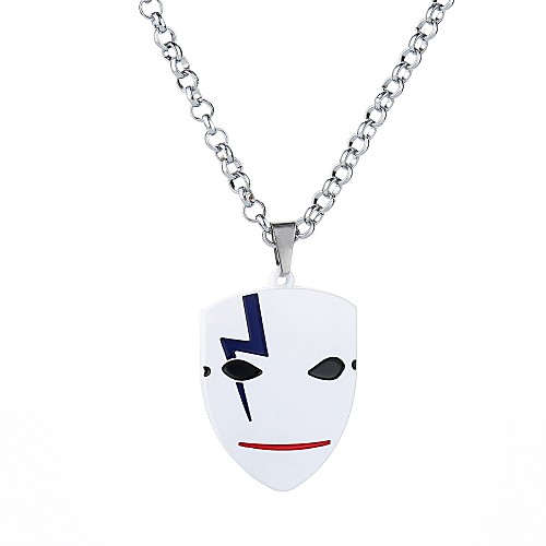 

Men's Pendant Necklace Stylish Rope Rustic / Lodge Anime Guro Lolita Alloy White 62 cm Necklace Jewelry 1pc For Date Club