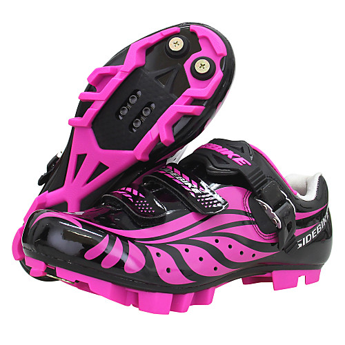 

SIDEBIKE Mountain Bike Shoes Carbon Fiber Breathable Anti-Slip Cycling Violet Women's Cycling Shoes / Breathable Mesh