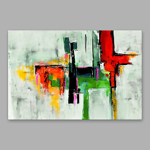 

Oil Painting Hand Painted - Abstract Modern Stretched Canvas