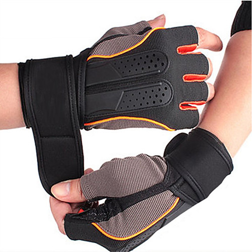 

Gloves / Sports Gloves / Exercise Gloves for Multisport / Fitness Sports / Breathable / Anti Slip Acetate / Plastic / Microfiber 1 set Orange / Blue / Pink