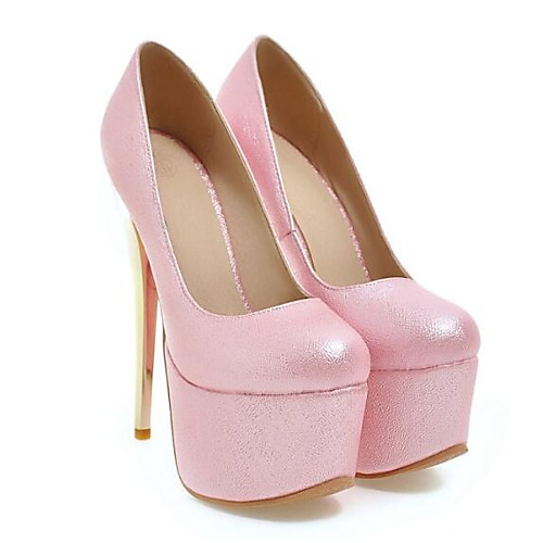 

Women's Heels Stiletto Heel Synthetics Mary Jane / Basic Pump Spring White / Blue / Pink / Daily