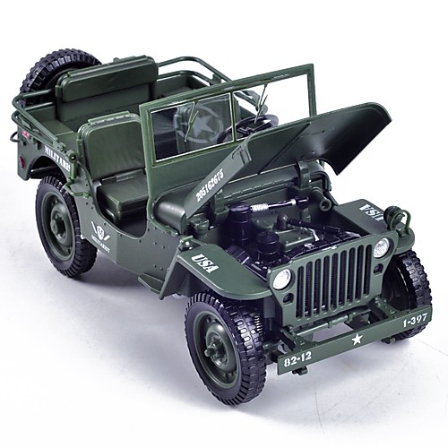 

1:18 Toy Car Vehicles Military Vehicle City View Cool Exquisite Metal Alloy Mini Car Vehicles Toys for Party Favor or Kids Birthday Gift 1 pcs