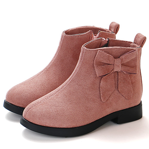 

Girls' Bootie Synthetics Boots Little Kids(4-7ys) / Big Kids(7years ) Black / Burgundy / Pink Fall / Winter