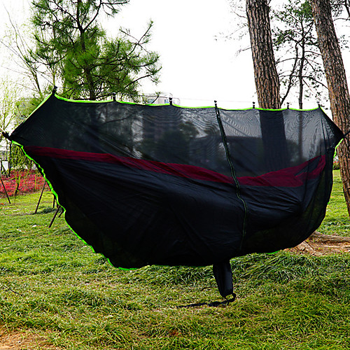 

Bug Mosquito Net for Camping Hammock Outdoor Totally Anti-Mosquito 360 Degree Protection Portable Breathable Ultra Light (UL) Wear Resistance Mesh for Camping / Hiking Hunting Hiking Black 280145 cm