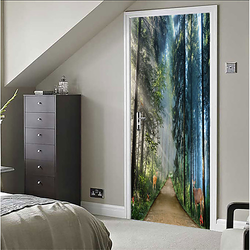 

Still Life / 3D Wall Stickers 3D Wall Stickers Door Stickers, Vinyl Home Decoration Wall Decal Glass / Bathroom / Window Decoration 1pc