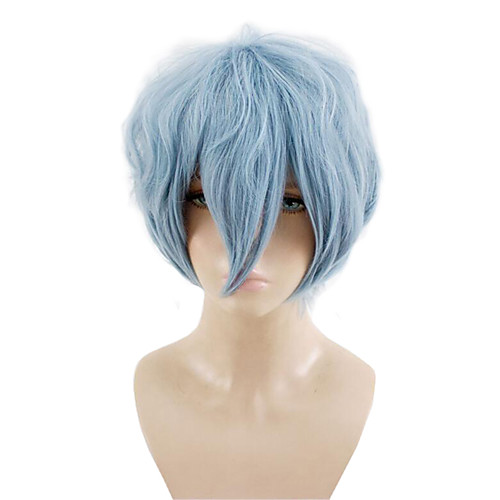 

My Hero Academia / Boku No Hero Academia Shigaraki Tomura Cosplay Wigs Men's 11.8 inch Heat Resistant Fiber Blue Anime