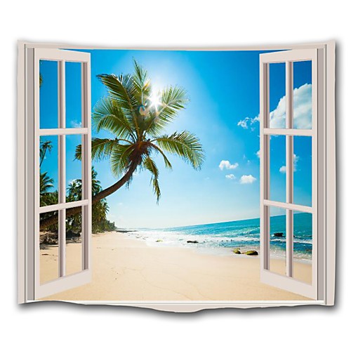 

Novelty / Holiday Wall Decor Polyester Classic Wall Art, Wall Tapestries Decoration