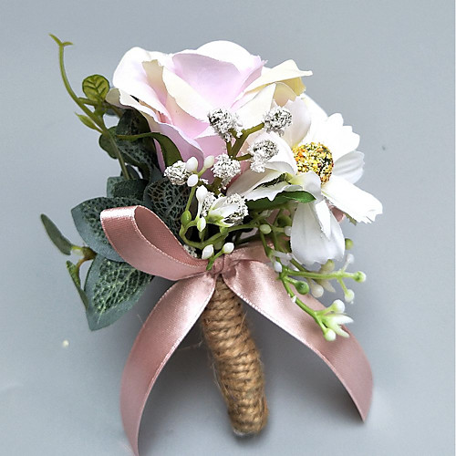 

Wedding Flowers Boutonnieres / Wrist Corsages Wedding / Party Evening Polyester 2.76(Approx.7cm)