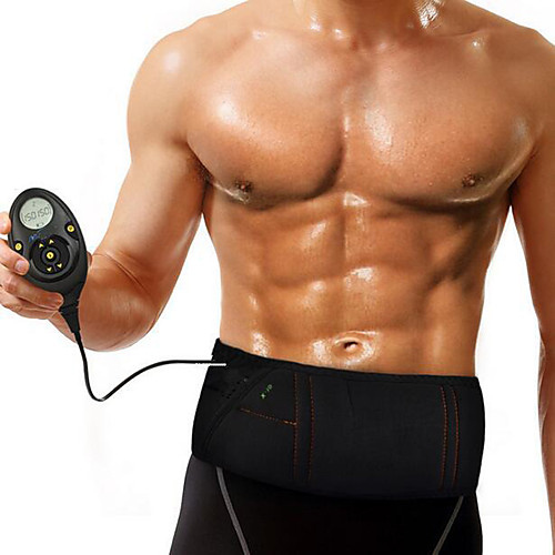 

Abs Stimulator Abdominal Toning Belt 1 pcs Sports Exercise & Fitness Workout Bodybuilding Rechargeable Electronic Muscle Toner Weight Loss Slimming Body Sculptor Tummy Fat Burner For Waist & Back