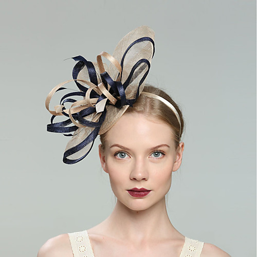 

Flax Fascinators with Net 1pc Wedding / Special Occasion Headpiece