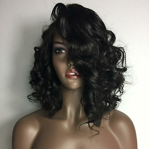

Human Hair Glueless Lace Front Lace Front Wig Side Part style Peruvian Hair Wavy Wig 150% Density with Baby Hair Women's Short Medium Length Long Human Hair Lace Wig hairjoy