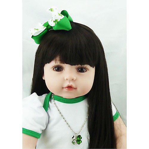 

NPKCOLLECTION 24 inch NPK DOLL Reborn Doll Girl Doll Baby Girl Reborn Toddler Doll Newborn lifelike Gift Hand Made Child Safe Cloth Silica Gel 3/4 Silicone Limbs and Cotton Filled Body with Clothes