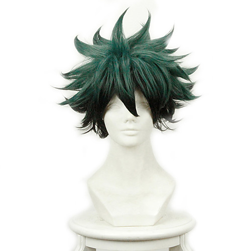 

My Hero Academia / Boku No Hero Midoriya Izuku Deku Cosplay Wigs Men's Women's 11.8 inch Heat Resistant Fiber Kid's Adults Teen Anime Wig