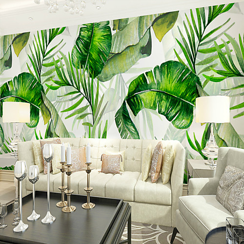 

Wallpaper / Mural Canvas Wall Covering - Adhesive required Botanical / Pattern / 3D