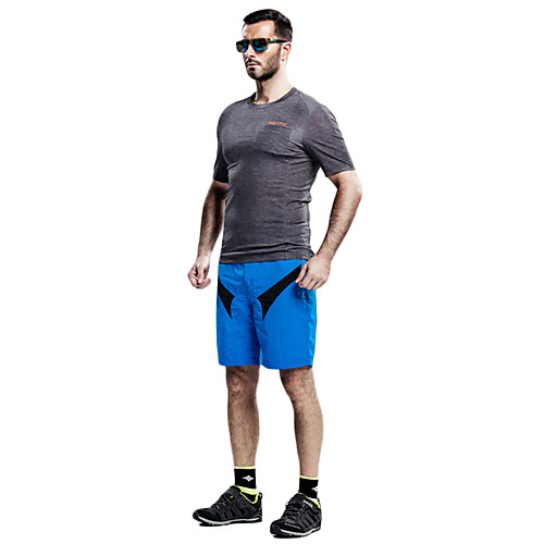 

SANTIC Men's Cycling Shorts Bike Shorts Baggy Shorts Underwear Shorts Breathable 3D Pad Quick Dry Sports Blue Mountain Bike MTB Clothing Apparel Advanced Relaxed Fit Bike Wear Advanced Sewing