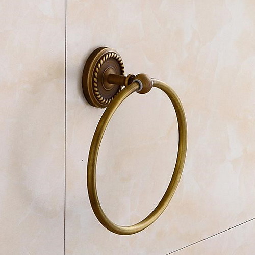 

Robe Hook New Design Antique Brass 1pc towel ring Wall Mounted
